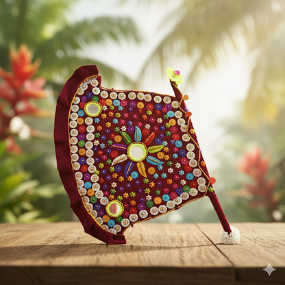 Traditional Crochet Hand Fan (Pair)