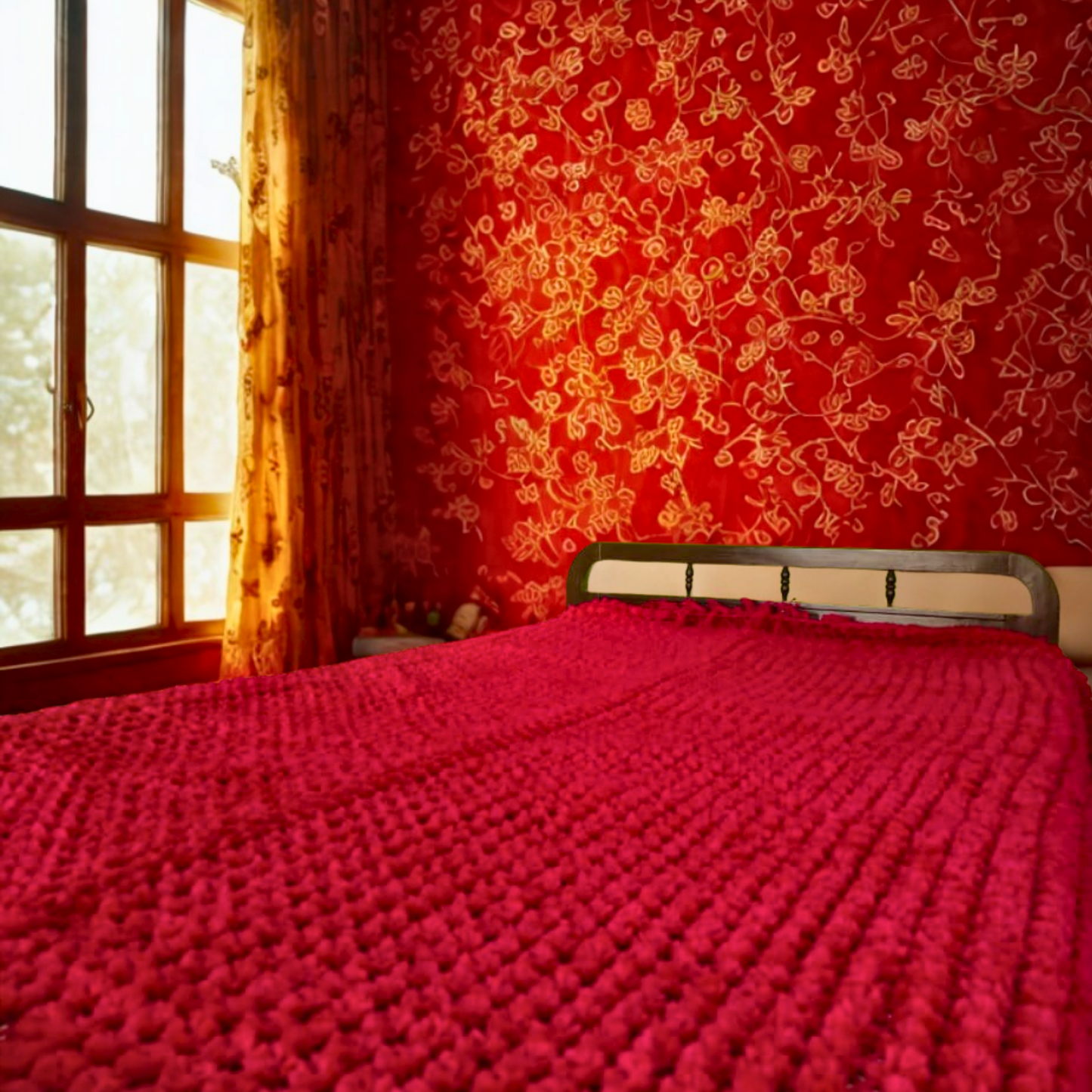 Premium Crochet Bedsheet (Standard Size)