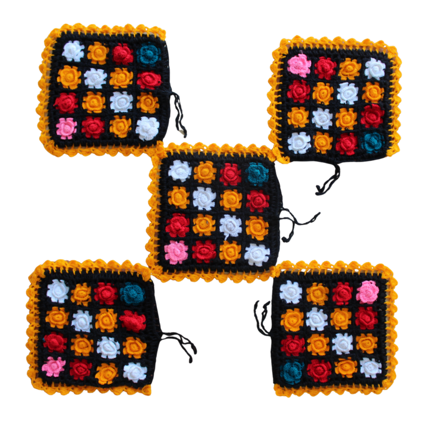 Crochet Cushion Covers (Set of 5)