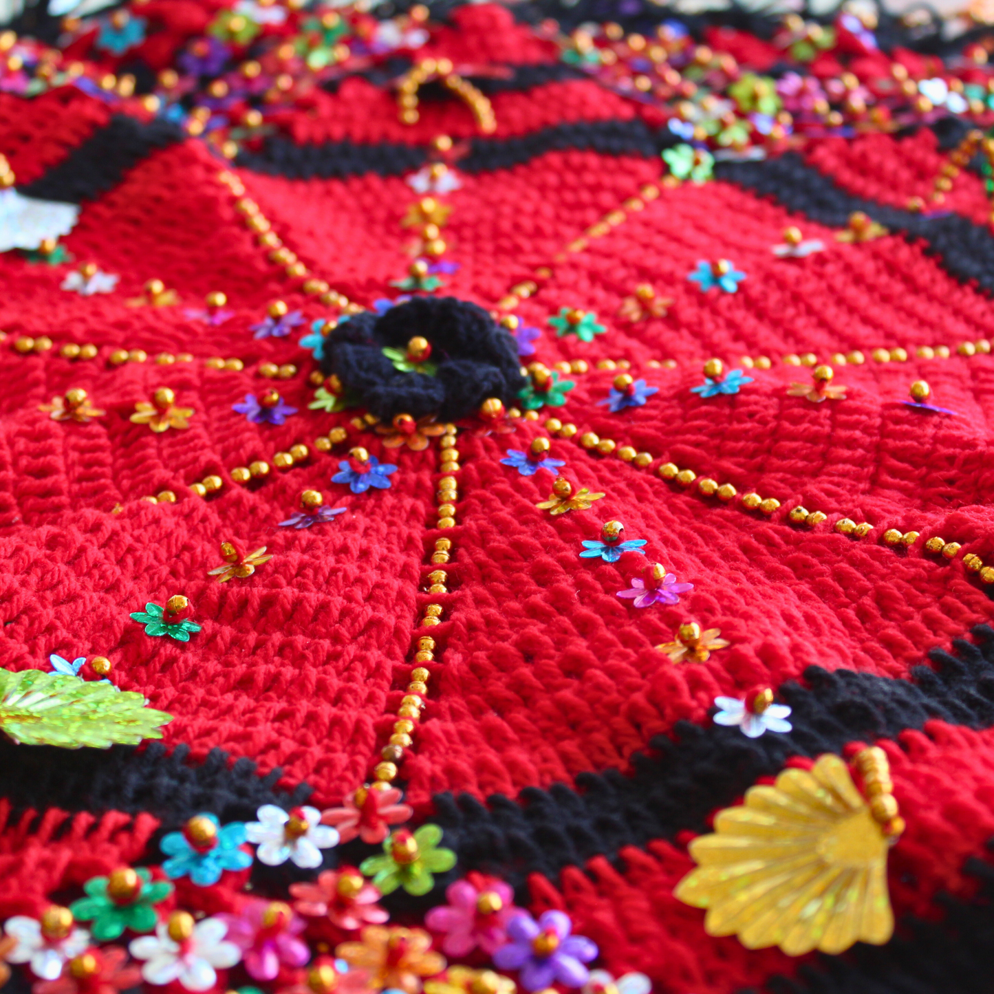 Traditional Crochet Thaal/ Dish Cover
