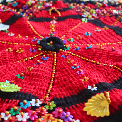 Traditional Crochet Thaal/ Dish Cover