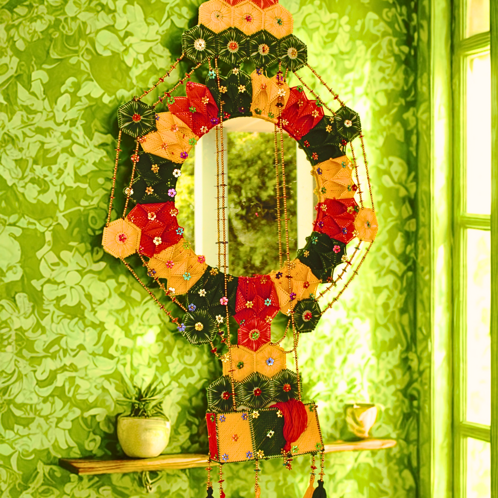 Crochet Wall Mirror