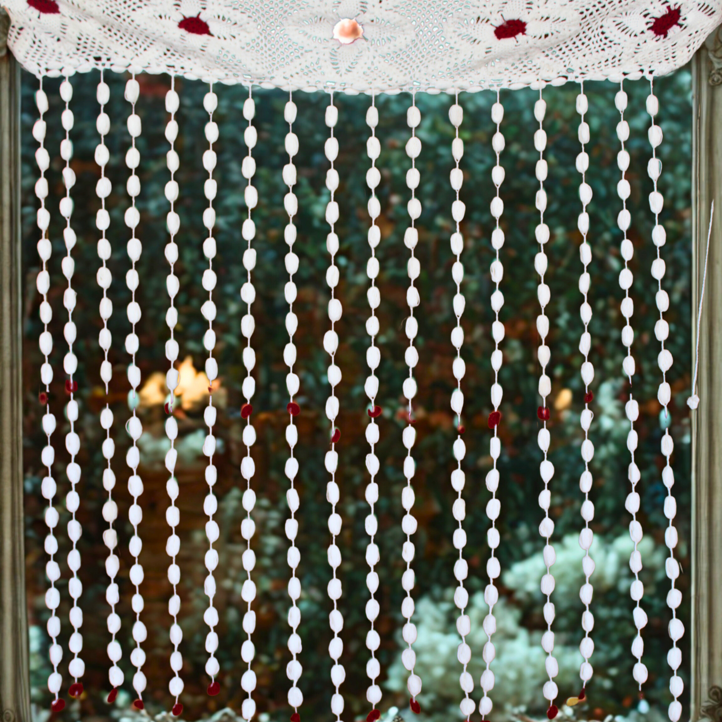Crochet Lantern Ball Curtain