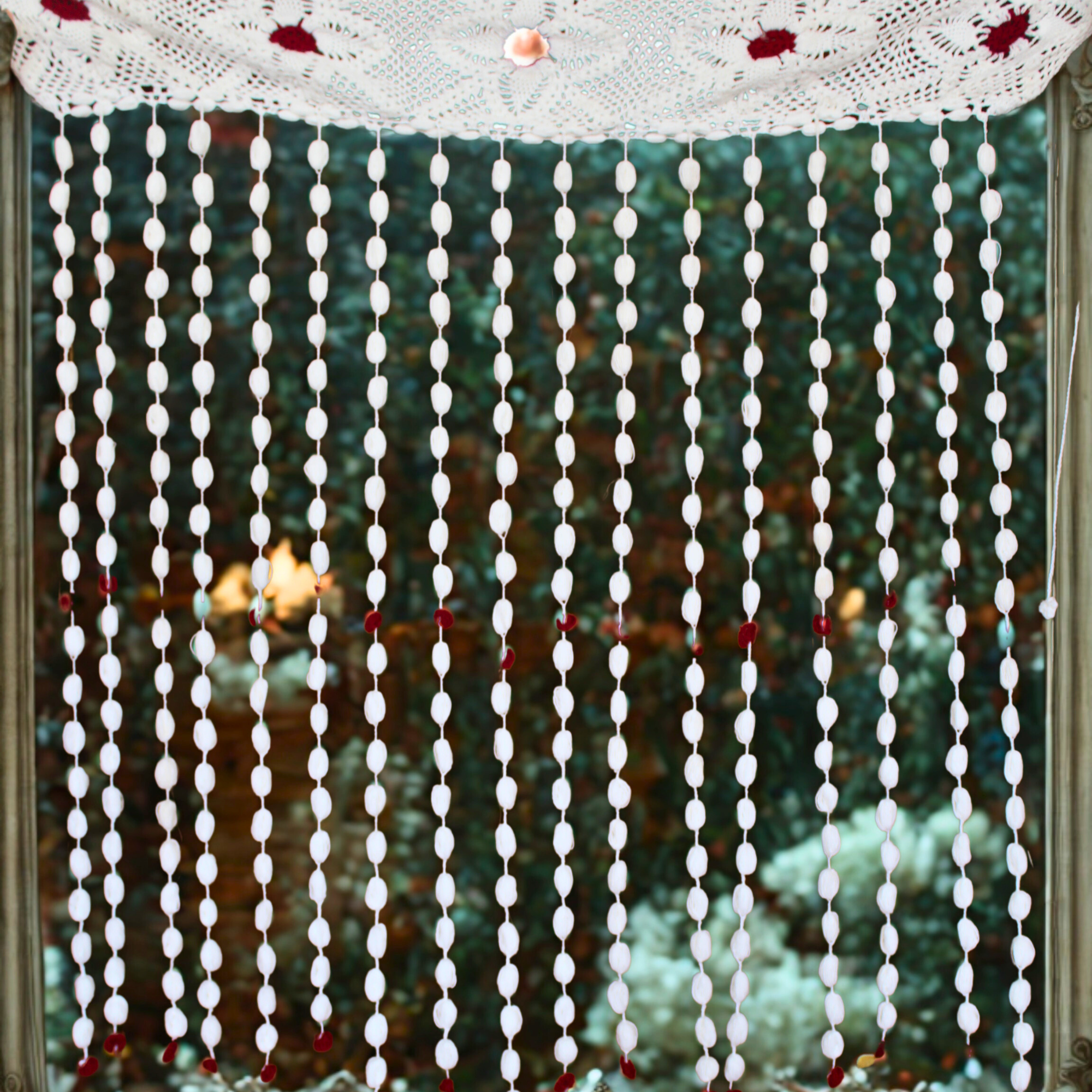 Crochet Lantern Ball Curtain
