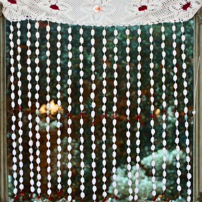 Crochet Lantern Ball Curtain