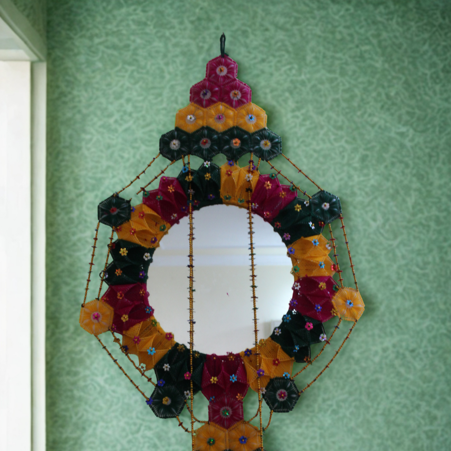Crochet Wall Mirror