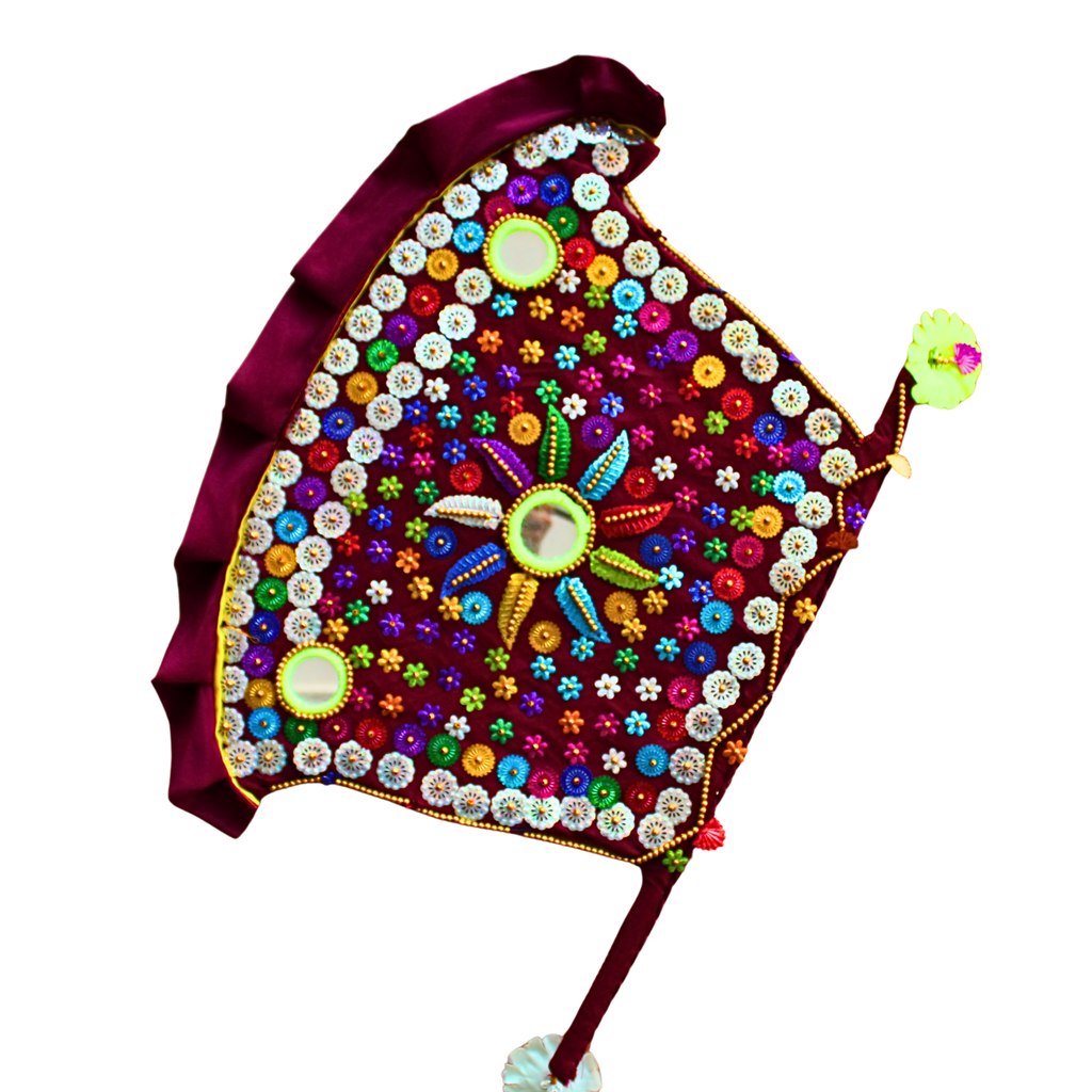 Traditional Crochet Hand Fan (Pair)