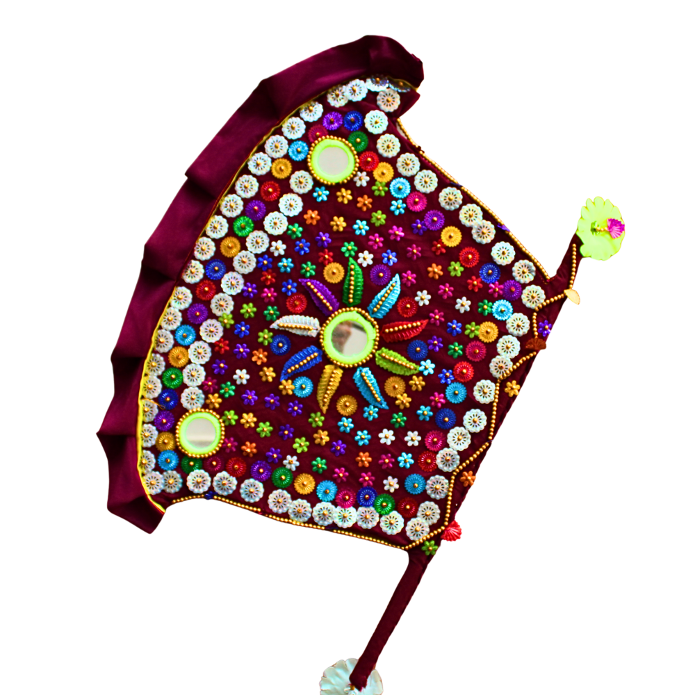 Traditional Crochet Hand Fan (Pair)