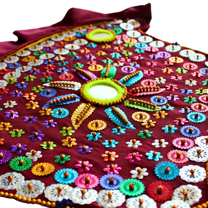 Traditional Crochet Hand Fan (Pair)