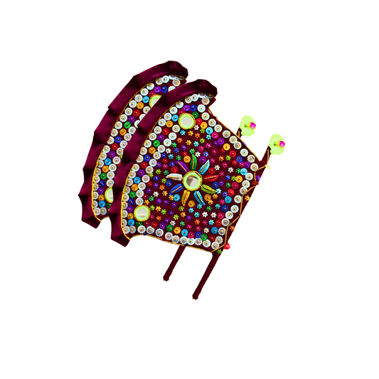 Traditional Crochet Hand Fan (Pair)