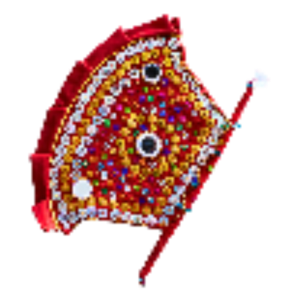 Traditional Crochet Hand Fan (Pair)