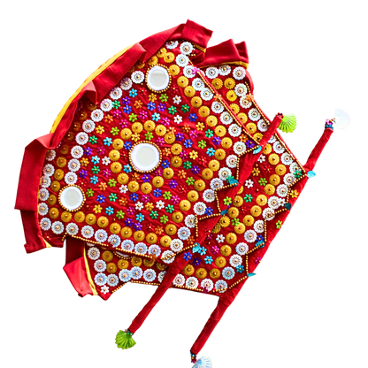 Traditional Crochet Hand Fan (Pair)